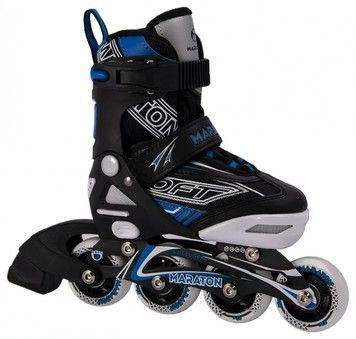 Ролики Maraton SOFT L (39-42) чорно-сині (RMR0001BLL)