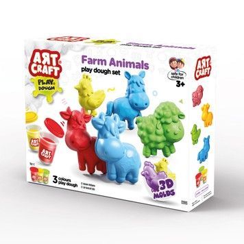 Набір для творчості DEDE Art Craft тісто для ліплення Тваринки (03993)