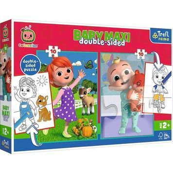 Пазли Trefl BABY MAXI Кокомелон та друзі з розмальовкою 20 ел (43008)