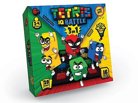 Гра настільна Danko Toys розважальна Tetris IQ battle 3in1 (укр.) (G-TIB-02U)