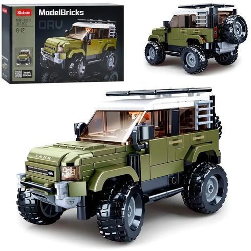 Конструктор SLUBAN ModelBricks Джип 317 дет (M38-B1015)