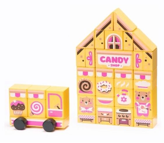 Дерев'яна іграшка Cubika Candy shop LDK1 (15115)