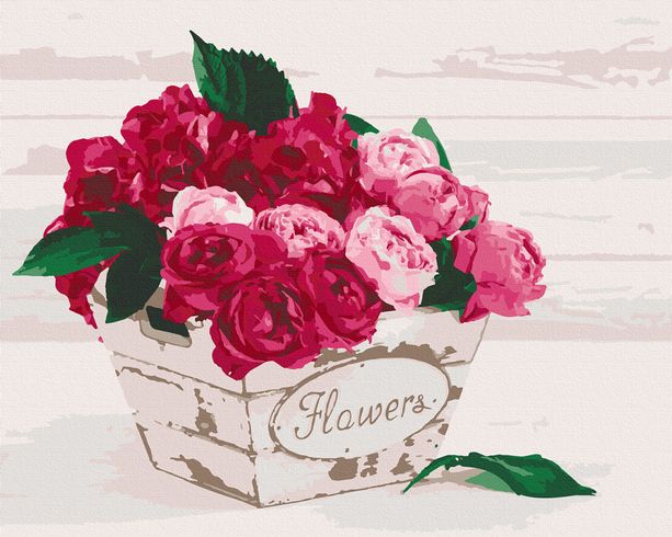 Картина для малювання за номерами Art Craft Flower`s box 40х50см (12137-AC)