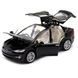 Игрушечная модель Автопром Tesla model Х масштаб 1:24 с зарядной станцией и свето-звуковыми эффектами черная (AP7712BK)