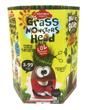 Набір для творчості Danko Toys Magic Bean Grass Monsters (укр.) (GMH-01-04U)