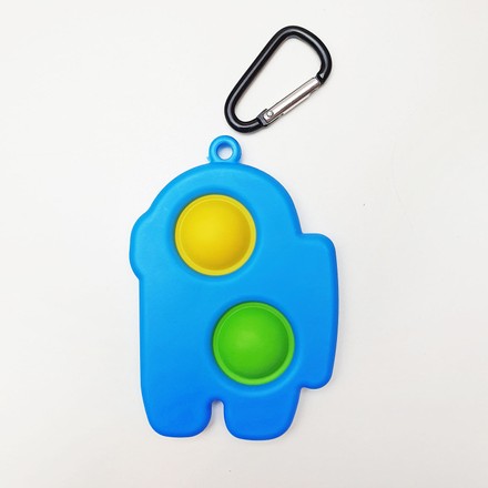 Іграшка дитяча антистрес Pop It Simple Dimple Among Us блакитна (SD003LB)