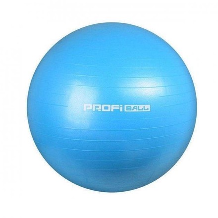 М'яч гімнастичний ProfiBall фітбол для фітнесу аеробіки та йоги 65см 800 гр синій (M0276-1BL)