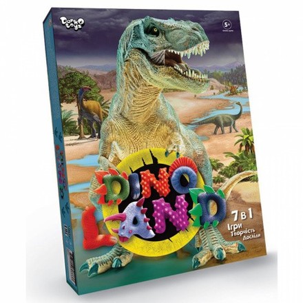 Набор Danko Toys Креативное творчество Dino Land 7в1 (DL-01-01U)