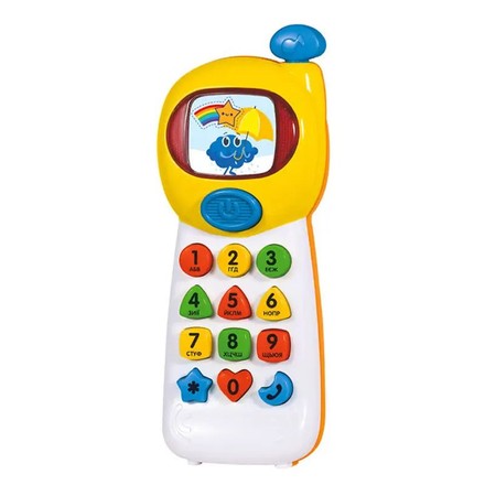 Іграшка Limo Toy Розумний телефончик жовтий (SK0053YL)