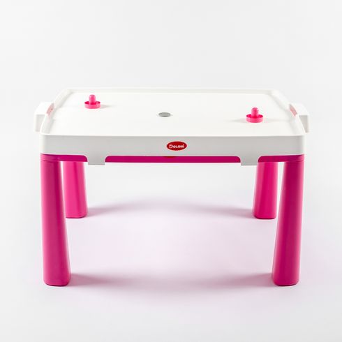 Столик дитячий DOLONI 2 в 1 із стільницею для настільного хокею рожевий (04580/3)
