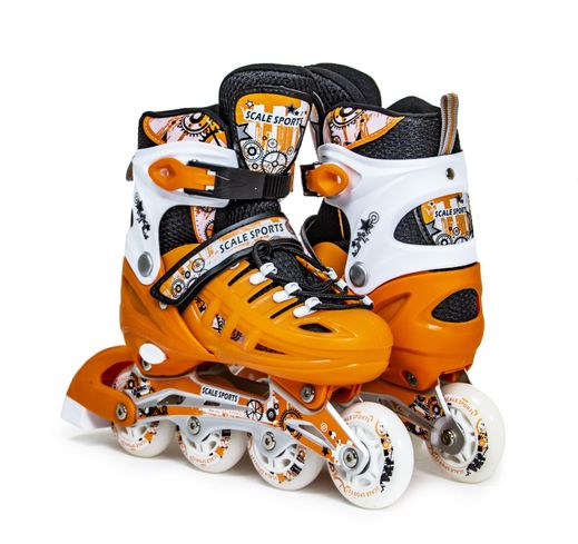 Детские роликовые коньки Scale Sports LF 905 L (39-42) оранжевые (954994693-L)