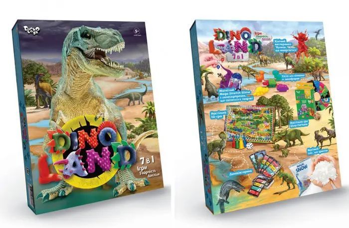 Набір Danko Toys Креативна творчість Dino Land 7в1 (DL-01-01U)