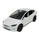 Игрушечная модель Автопром Tesla model Х масштаб 1:24 с зарядной станцией и свето-звуковыми эффектами белая (AP7712WT)