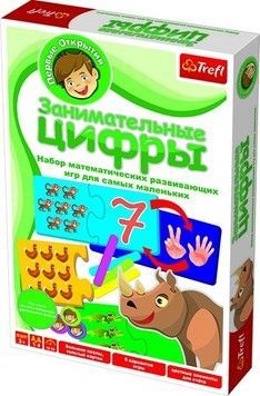 Гра настільна Trefl Перші відкриття. Цікаві Цифри (рос) (01103)