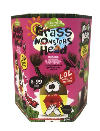 Набір для творчості Danko Toys Magic Bean Grass Monsters (укр.) (GMH-01-05U)