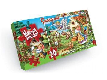 Пазлы мягкие Danko Toys Івасик Телесик 20 эл. (S20-06-08)
