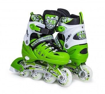 Роликовые коньки Scale Sports LF 905 L (39-42) салатовые (1352221227-L)