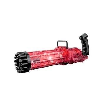 Детский генератор мыльных пузырей Gatling BUBBLE GUN красный (KB1130RD)