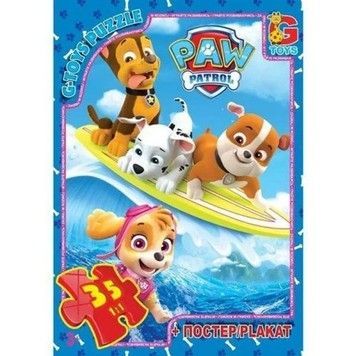 Пазлы G-Toys Paw Patrol 35 эл (PW0817)