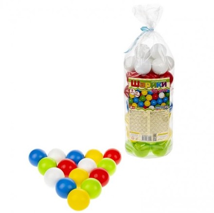Набір кульок Colorplast 50шт d60мм для сухого басейну (1-116)