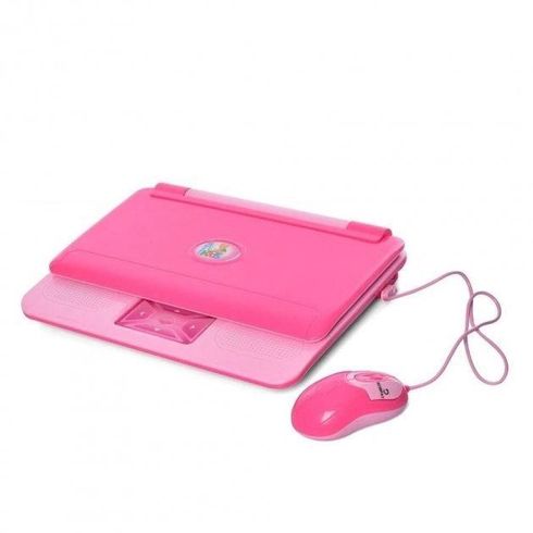 Іграшка навчальна LimoToy інтерактивна ноутбук 11 ігор рожевий (рус, укр, англ) (SK7442-7443PN)