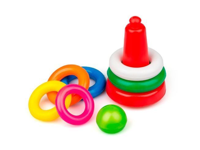 Дитяча пірамідка Colorplast №1 класична 19 см (1-079)