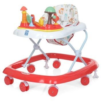 Ходунки детские Bambi Baby с игровой панеллю красные (M4295RD)