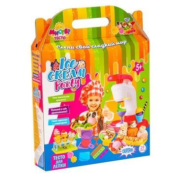 Набор для лепки Стратег Мистер Тесто - Ice cream party 29 эл. (71208)