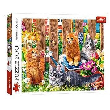 Пазли Trefl Котики в саду 500шт. (37326)
