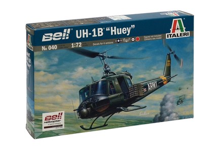 Сборная модель ITALERI вертолет UH-1B HUEY 1:72 (IT040)