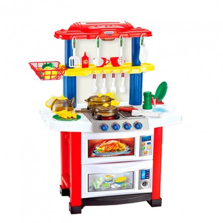 Игровой набор кухня Маленький шеф с посудой и кухонной утварью (768A/B)