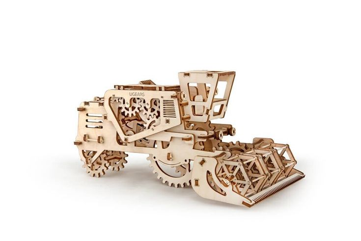 Механічний 3D пазл UGEARS Комбайн (70010)