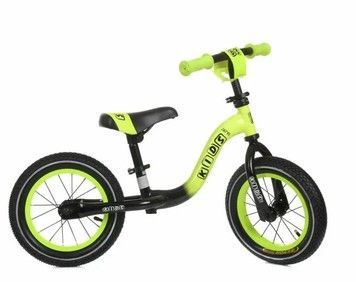 Біговел PROFI KIDS 12" сталевий салатово-чорний (ML1201A-2)