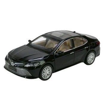 Іграшкова моделька Автопром Toyota Camry масштаб 1:34 із світло-звуковими ефектами чорна (68459BC)