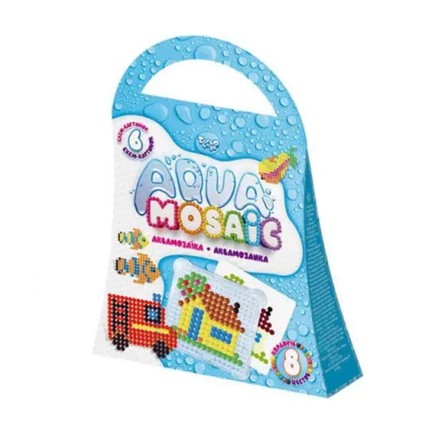 Набір для творчості Danko Toys Аквамозаїка Aqua Mosaic міні сумочка Будиночок (AM-02-05)