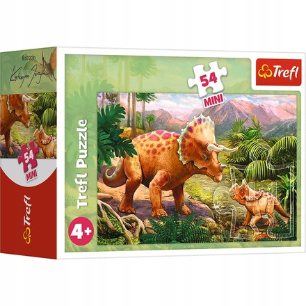 Пазлы Trefl динозавры Тиранозавры 54эл (19729)