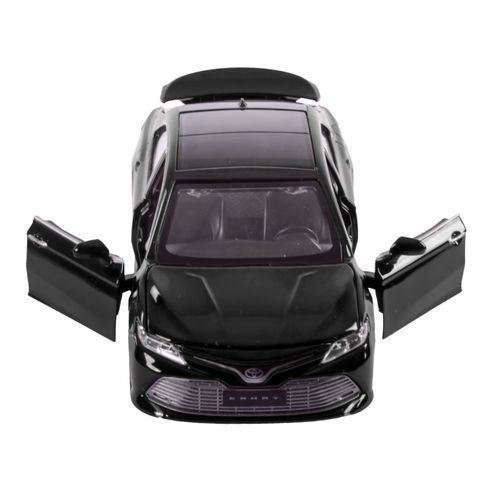 Іграшкова моделька Автопром Toyota Camry масштаб 1:34 із світло-звуковими ефектами чорна (68459BC)