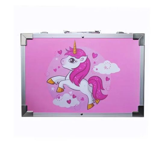 Набор для творчества в чемодане Единорог 145 предметов розовый (MA145PN)