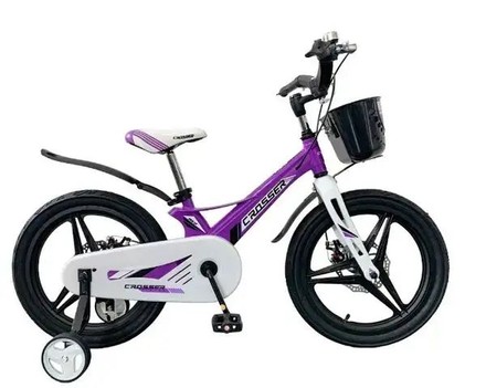 Велосипед двухколесный HUNTER Premium 18" магниевый фиолетовый (HPM18VL)