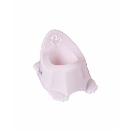 Горшок детский TEGA Утенок противоскользящий светло-розовый (DK-001-130)