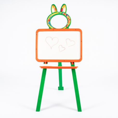 Мольберт для рисования DOLONI доска двухсторонняя оранжево-зеленый (013777/3)