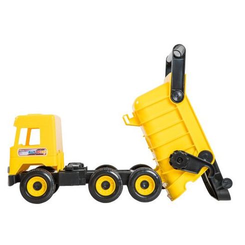 Іграшка дитяча Tigres Middle truck самоскид в коробці жовтий (39490)
