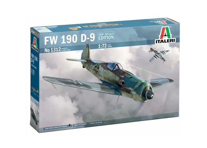 Сборная модель ITALERI 1:72 истребитель FW-190 D-9 (IT1312)