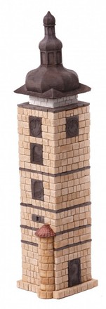 Керамічний конструктор Wise Elk з міні-цеглинок Чорна вежа Чехія (70378)