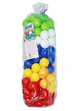 Кульки Colorplast набір для сухого басейну d-60мм 100шт (CP1-117)