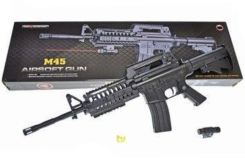 Игрушечный автомат M45 с лазерным прицелом на пластиковых шариках (M45)