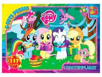 Пазлы G-Toys My little Pony 117 эл (MLP012)
