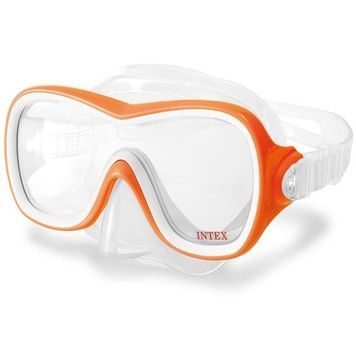 Маска INTEX для плавання і снорклінгу від 8 років помаранчева (55978OR)