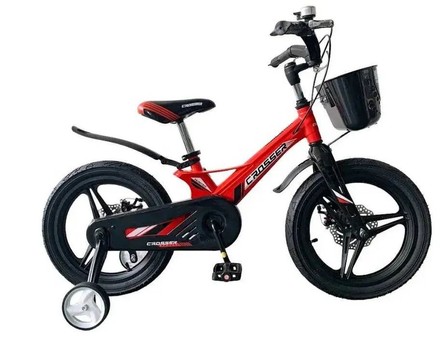 Велосипед двоколісний HUNTER Premium 18" магнієвий червоний (HPM18RD)