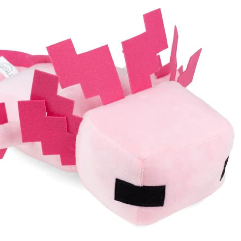 М'яка іграшка - цукерниця Titatin Аксолотль minecraft рожева 37 см (TT1019)
